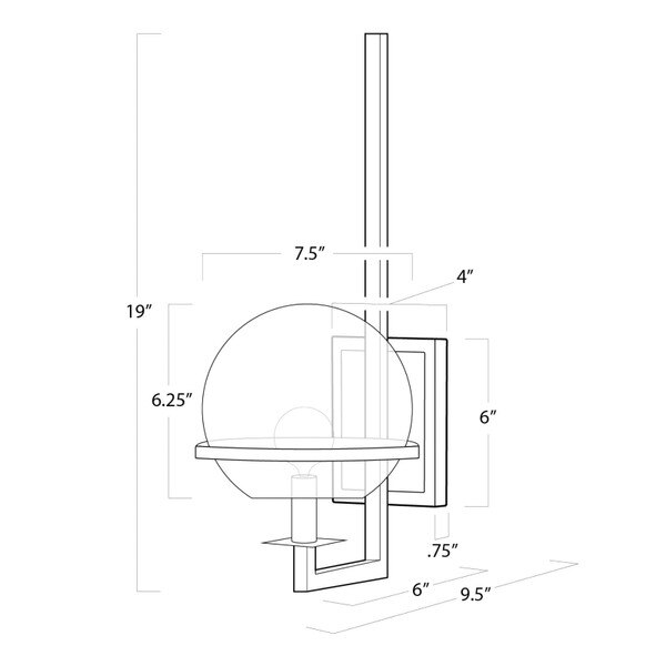 Saturn Sconce